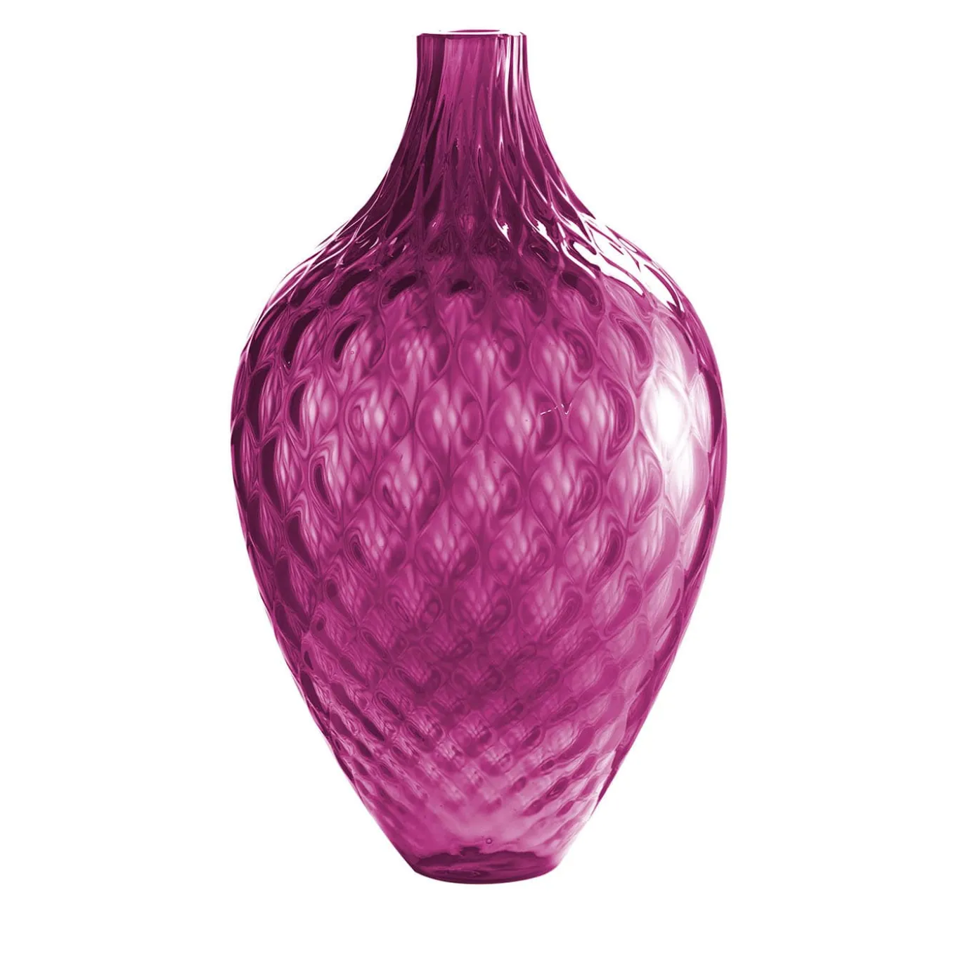 Samarcanda Vaso decorativo alto Balloton rosso rubino