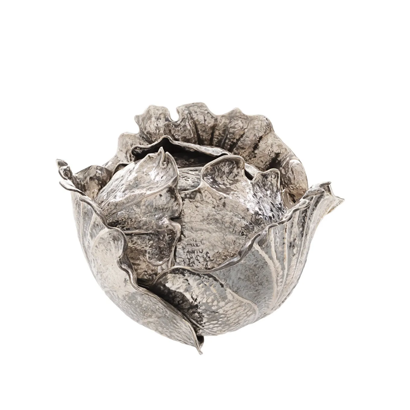 Scatola in argento sterling Secret Cabbage