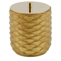 SCATOLA IN COTONE PAVONE - ORO