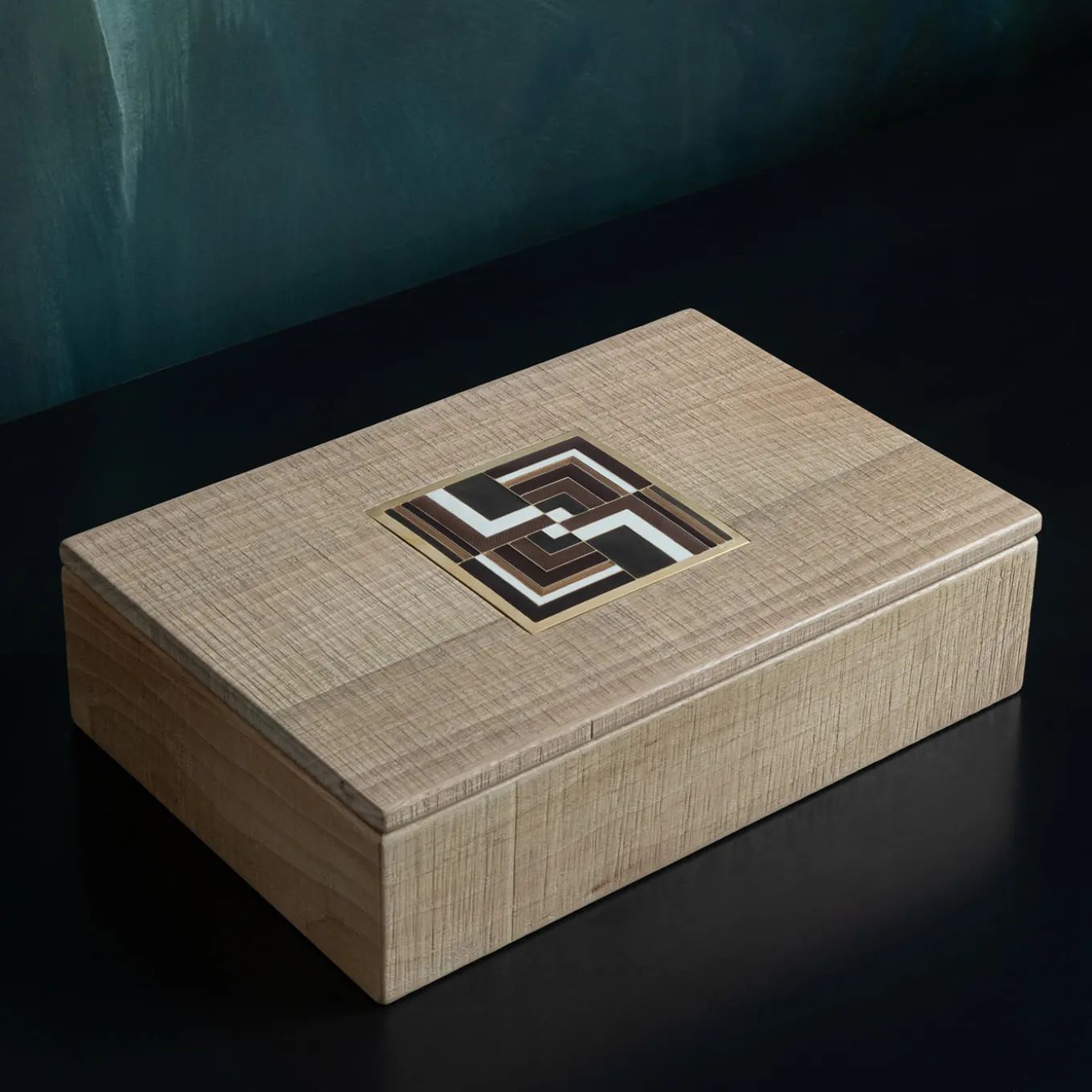 Scatola in Legno Bubinga Cloisonné