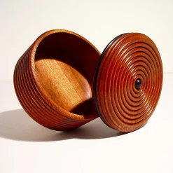 Scatola in sapele ed ebano con coperchio #2