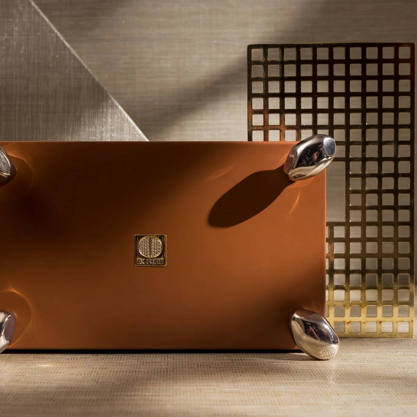 Scatola Limbor marrone/beige