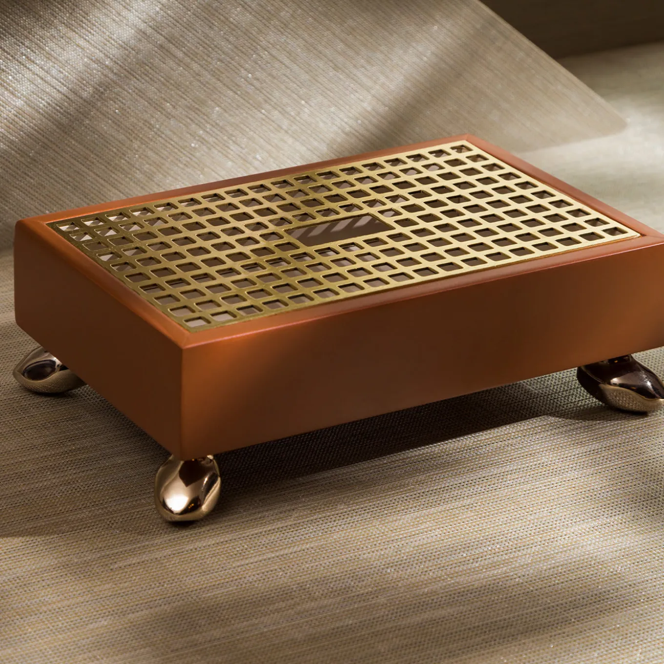 Scatola Limbor marrone/beige