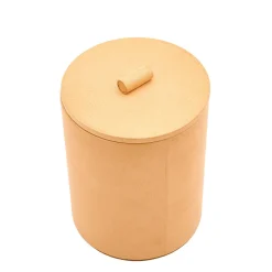 Scatola Media per gioielli in pelle beige