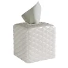 SCATOLA PER FAZZOLETTI DI CARTA PAVONE - BIANCO