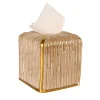 SCATOLA PER FAZZOLETTI IN BAMBÙ - BEIGE