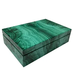 Scatola per gioielli in malachite Bahria