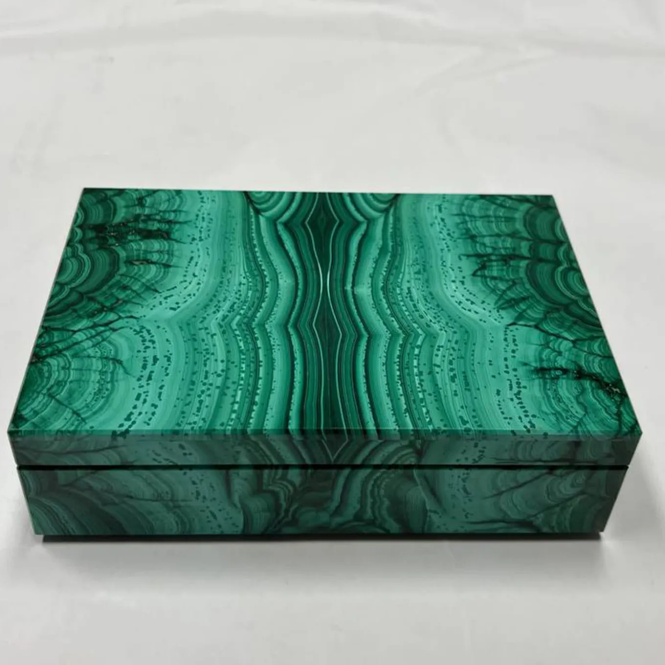 Scatola per gioielli in malachite Bahria