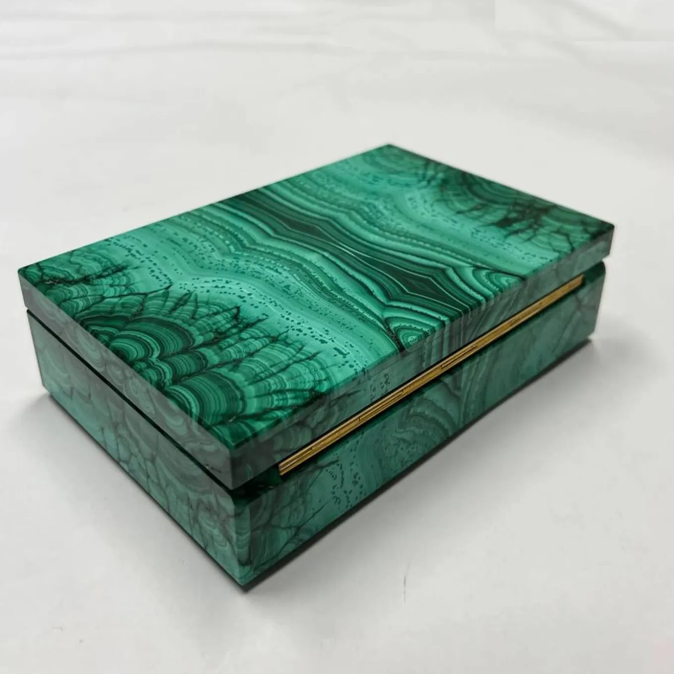 Scatola per gioielli in malachite Bahria