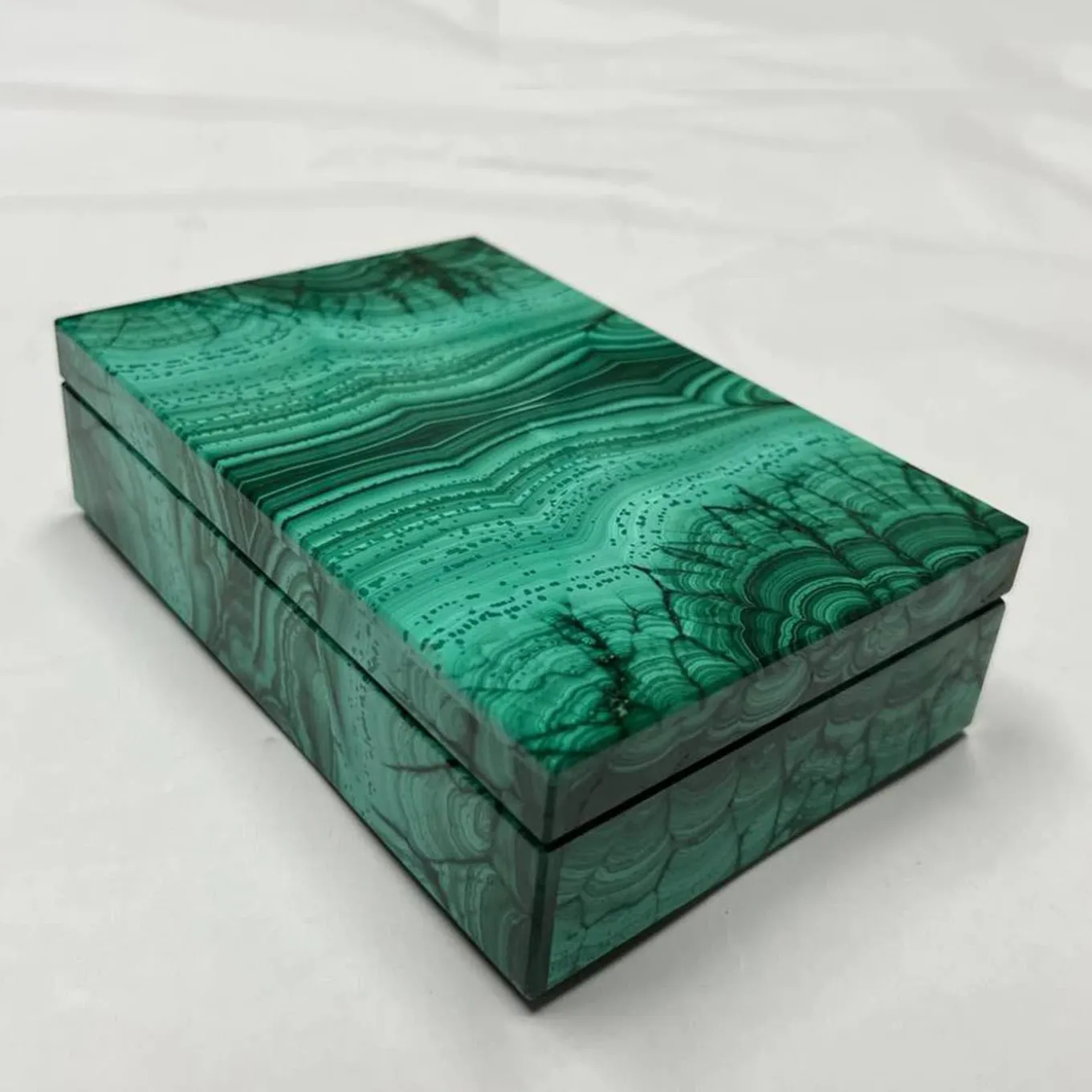 Scatola per gioielli in malachite Bahria