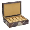 Scatola per orologi Tellux SC2 Vulcano Brown