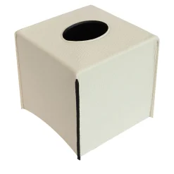 Scatola Portafazzoletti in Bianco Mistico