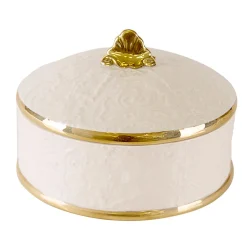 SCATOLA ROTONDA AMOUR SECRET - BIANCO