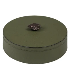 Scatola rotonda grande Ambretta verde