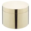 Scatola rotonda in ottone