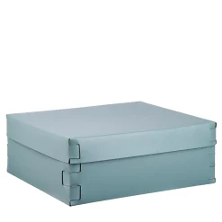 Scatola Snob in pelle blu chiaro #2