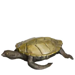 Scatola Tartaruga in Ottone