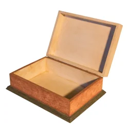 Scrigno per gioielli bianco e rosa