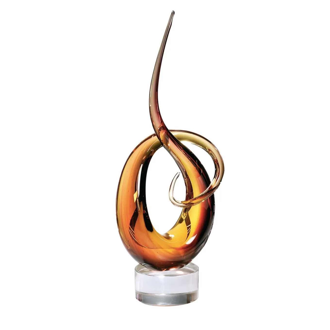 Scultura arancione Nodus