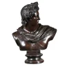 Scultura Busto Apollo in bronzo