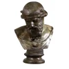 Scultura Busto Platone in bronzo