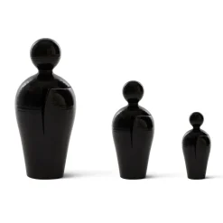 Scultura Da in Ceramica Nera