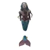 Scultura da parete Sirena policroma