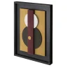 Scultura decorativa da parete Tabou con cornice nera #1