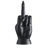 Scultura decorativa Infamis Nero di Ugo La Pietra