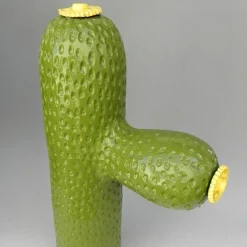Scultura di cactus in ceramica Highway 287 di Tullio Mazzotti