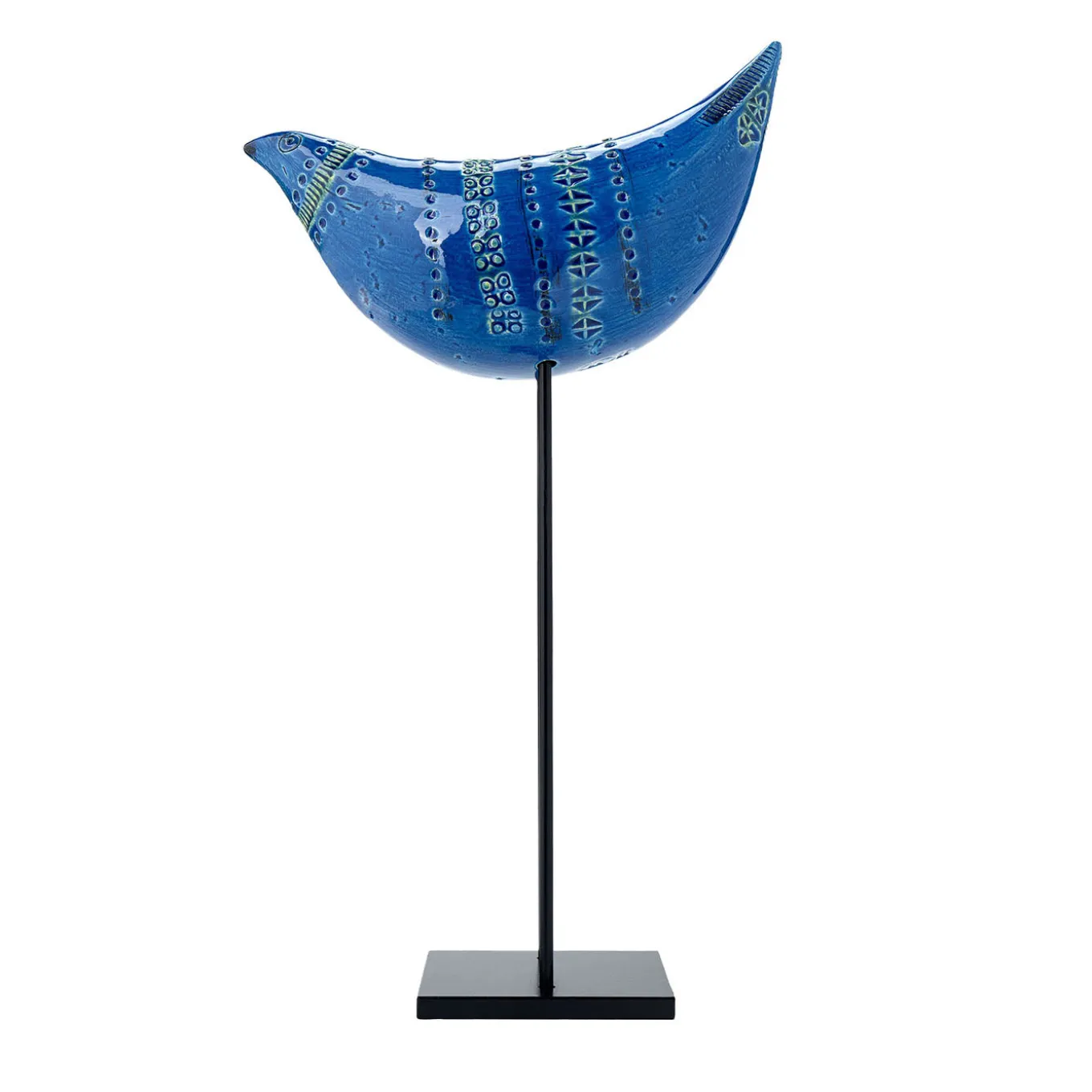 Scultura di uccelli blu di Aldo Londi