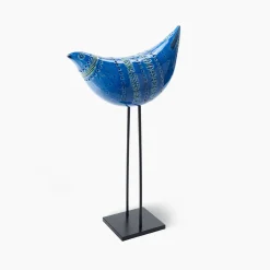 Scultura di uccelli blu di Aldo Londi