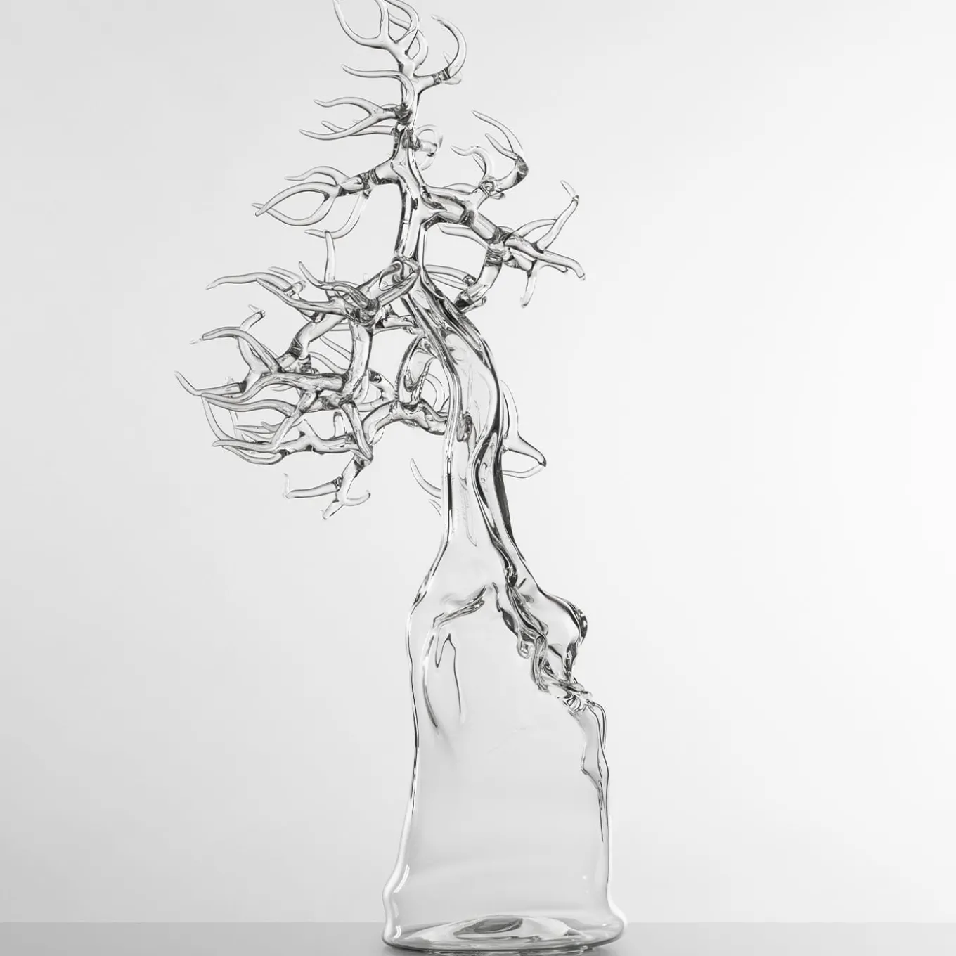 Scultura di vetro soffiato a mano Bonsai #1