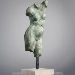 Scultura Dorso Donna Frammento piccolo in Bronzo
