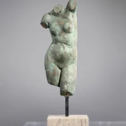 Scultura Dorso Donna Frammento piccolo in Bronzo