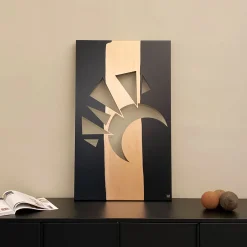 Scultura in alluminio Luna Trace