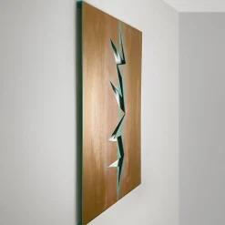 Scultura in bronzo all'alluminio Squarcio