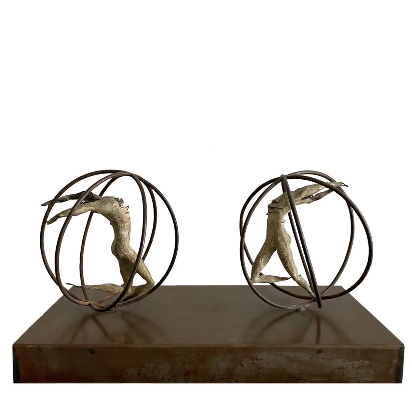 Scultura in bronzo Incontro