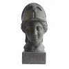 Scultura in ceramica bronzo Athena