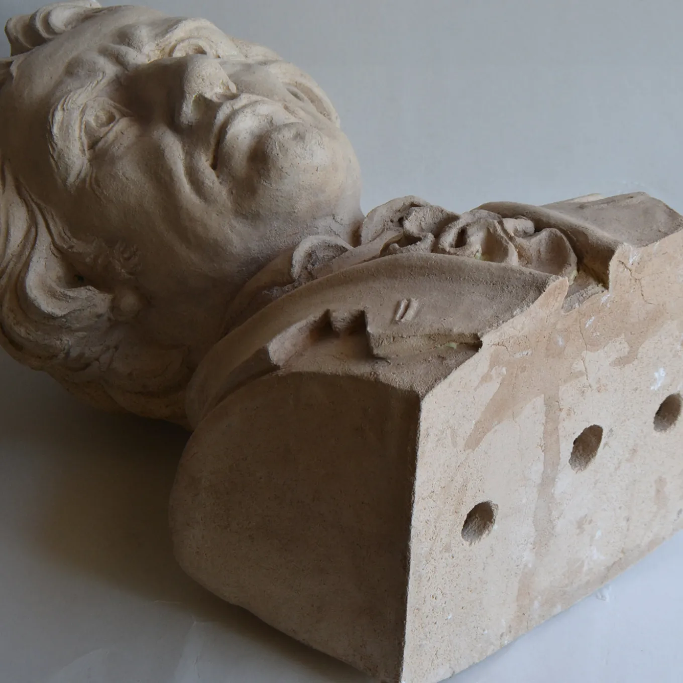 Scultura in ceramica di Beethoven