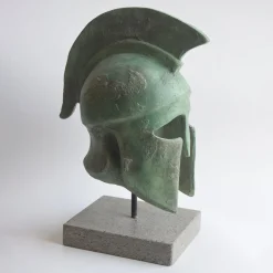 Scultura in ceramica Elmo Corinzio con base