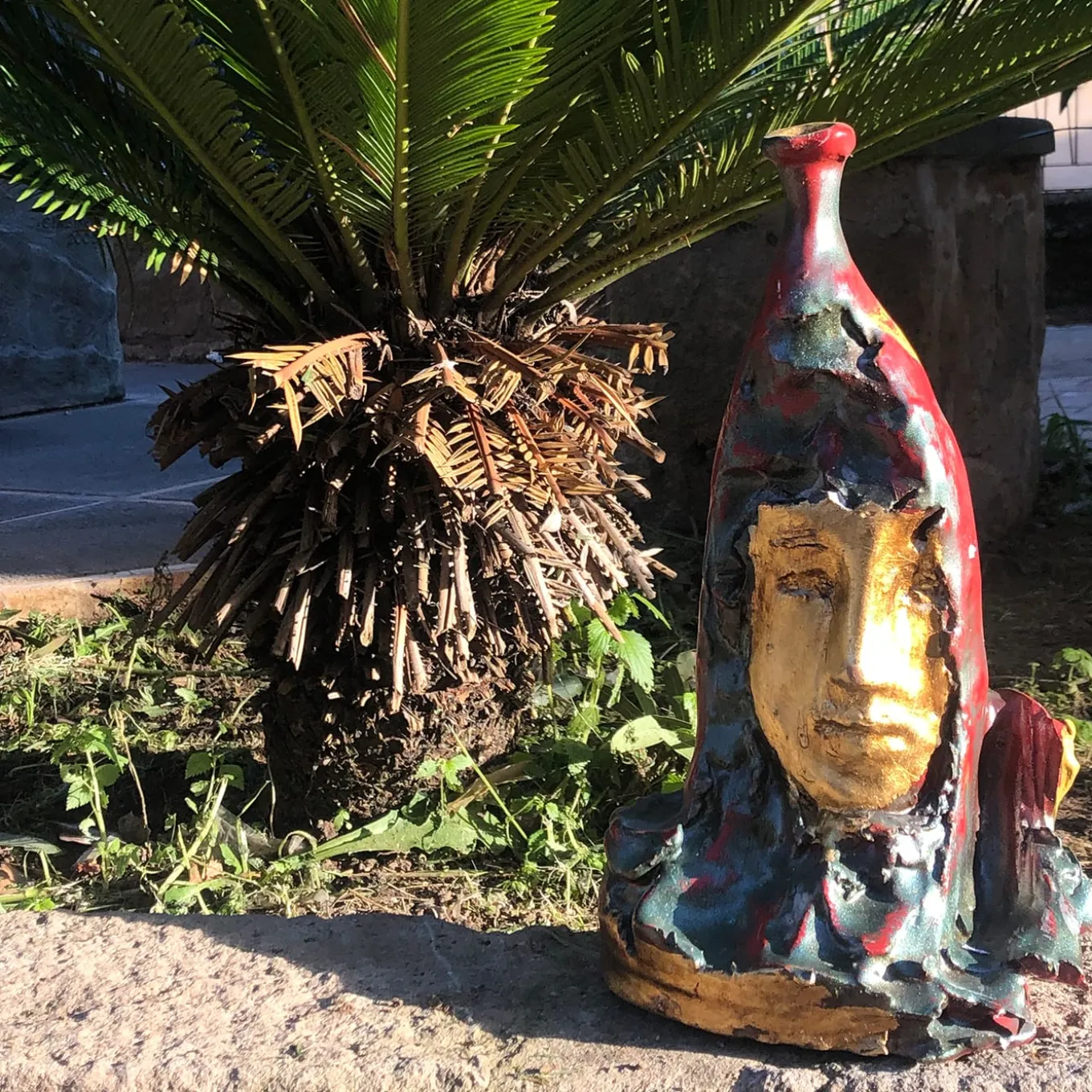 Scultura in policromia Libera L'Amore