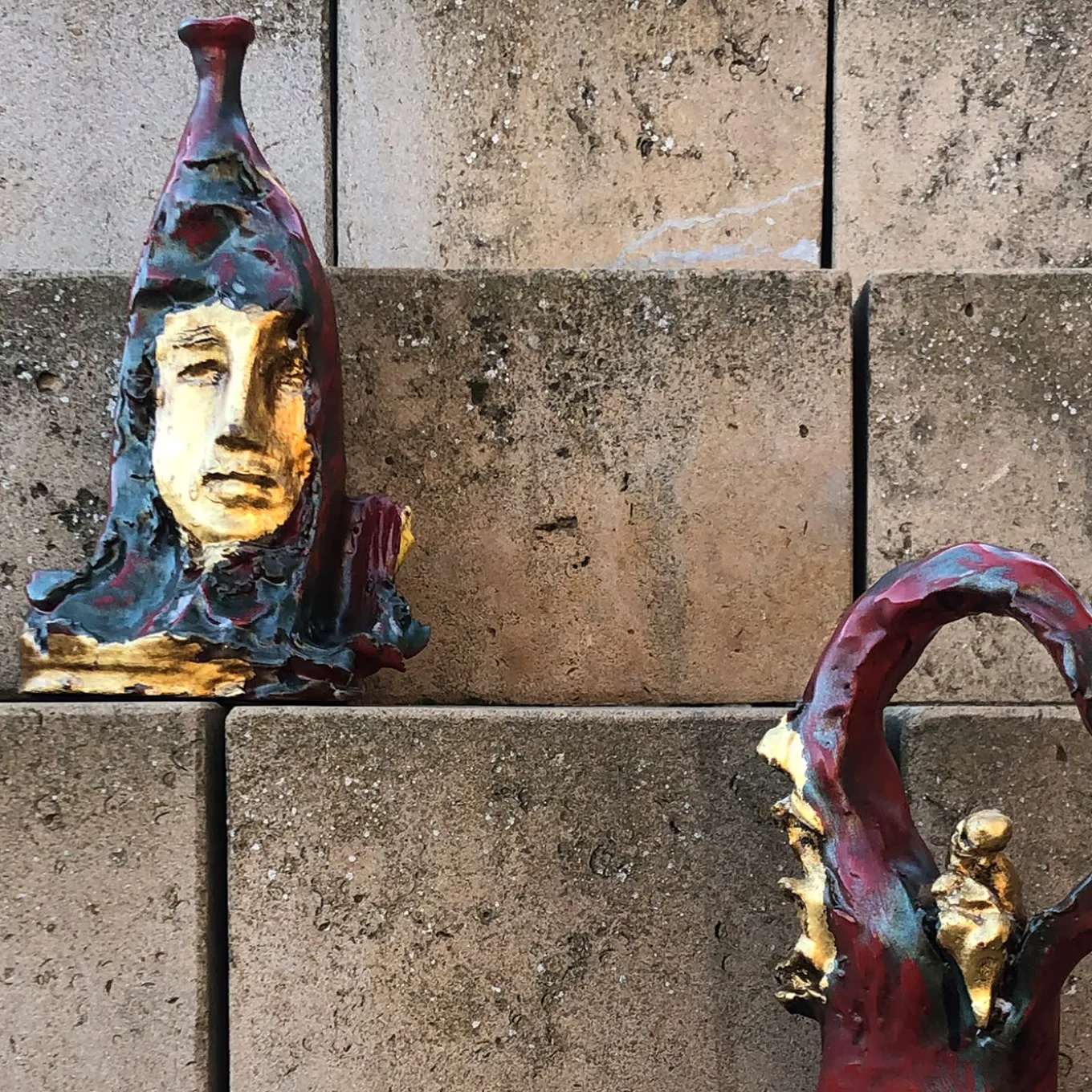 Scultura in policromia Libera L'Amore