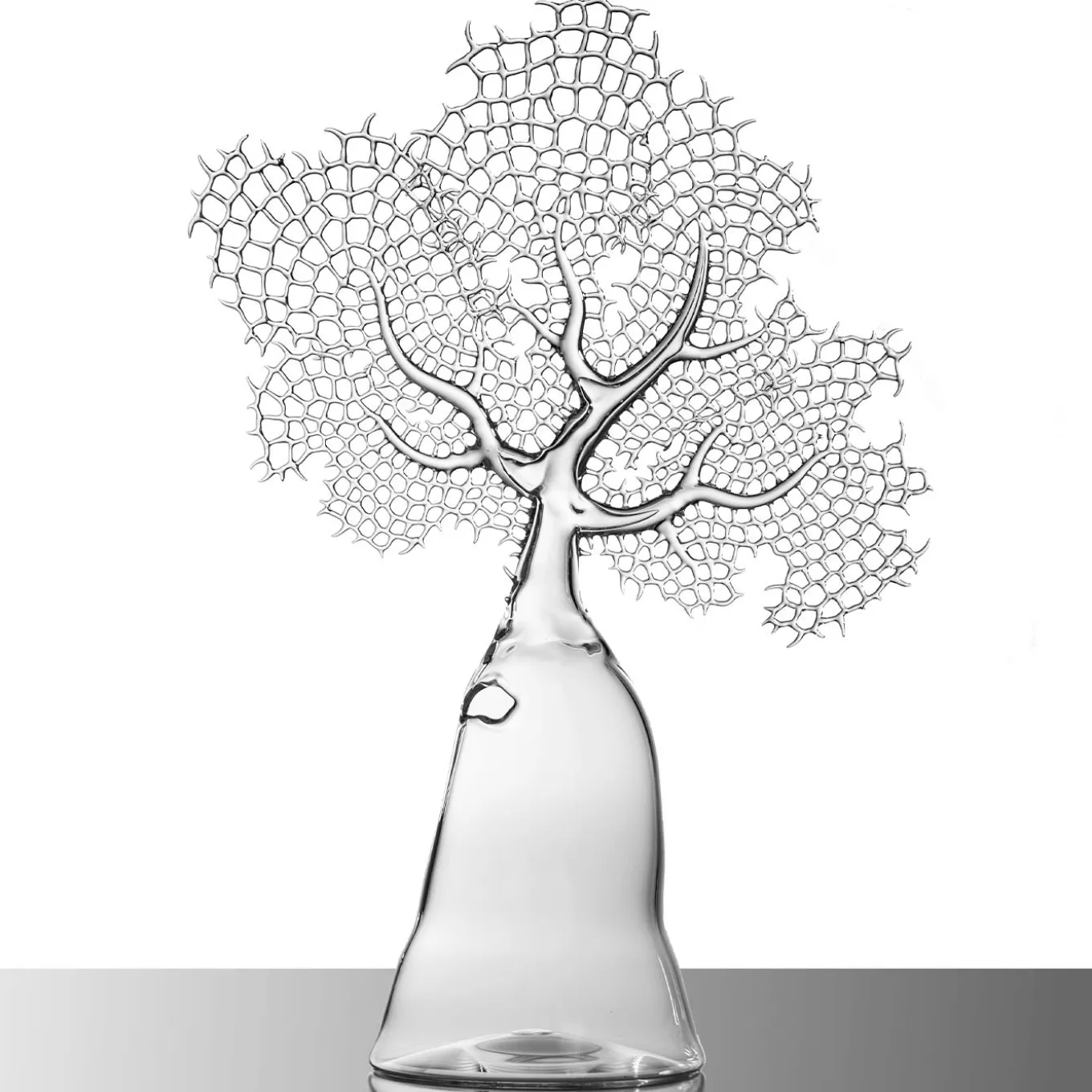 Scultura in vetro di corallo