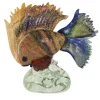 Scultura in vetro di Murano con pesce tropicale