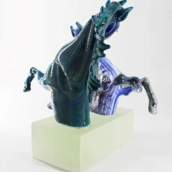 Scultura in vetro di Murano Grand Horses