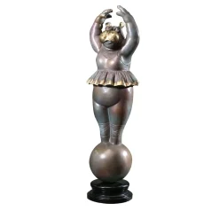 Scultura Ippo Ballerina in bronzo