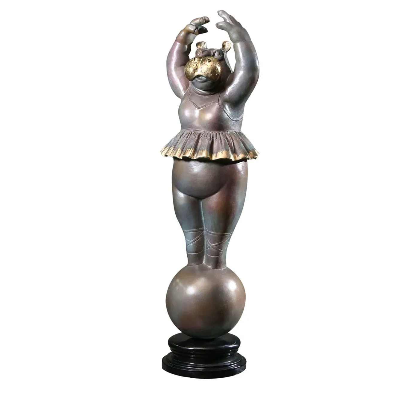 Scultura Ippo Ballerina in bronzo