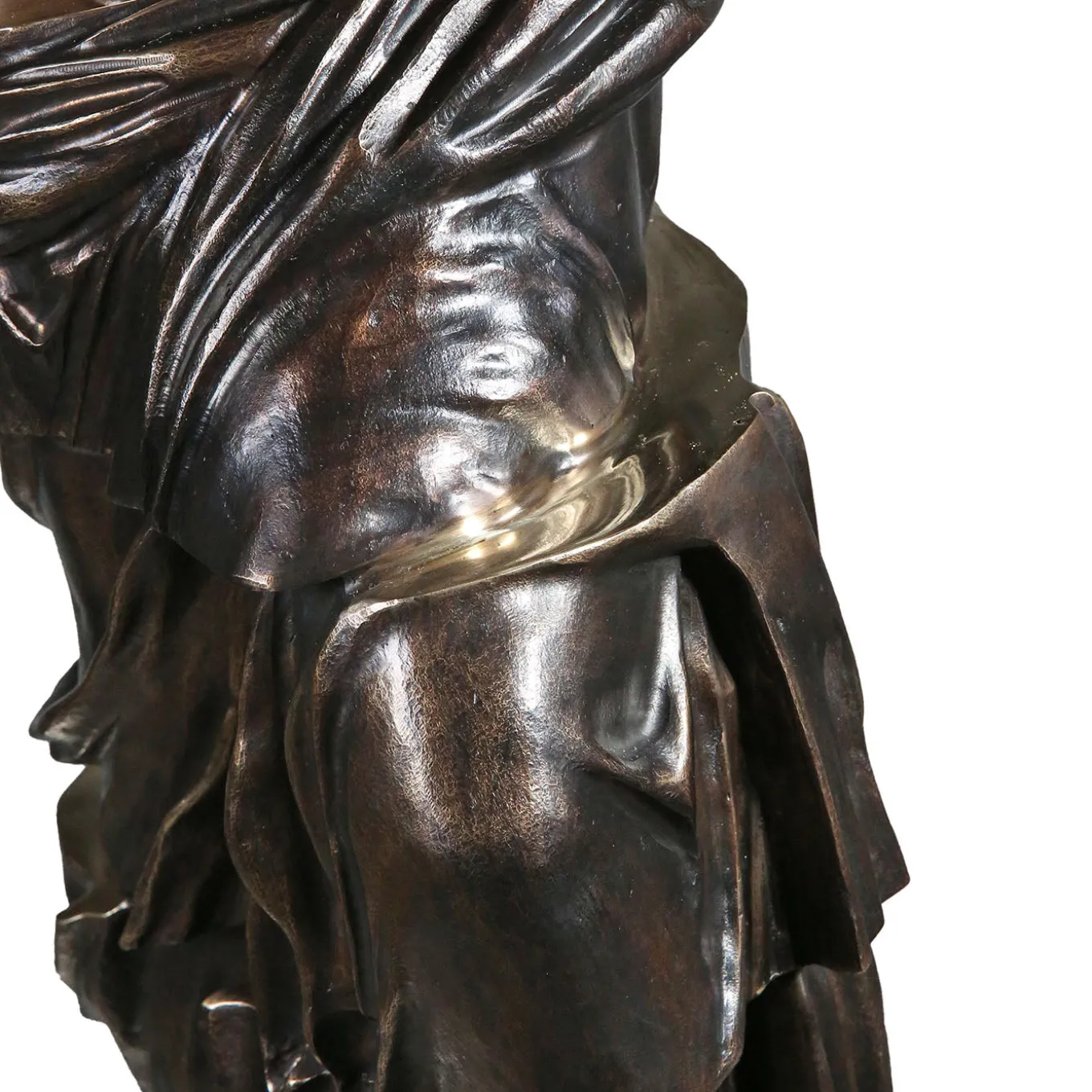 Scultura Venere di Milo sfaccettata in bronzo
