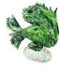 Scultura verde di pesce tropicale